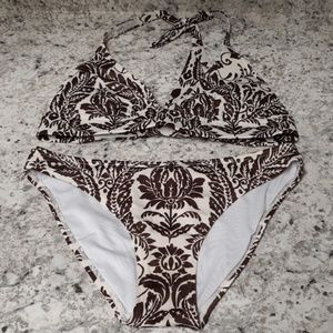 Brown and Cream VS 2pcs Bikini.